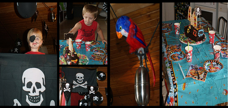 Kinder lieben Piratenpartys und sich als Pirat zu verkleiden